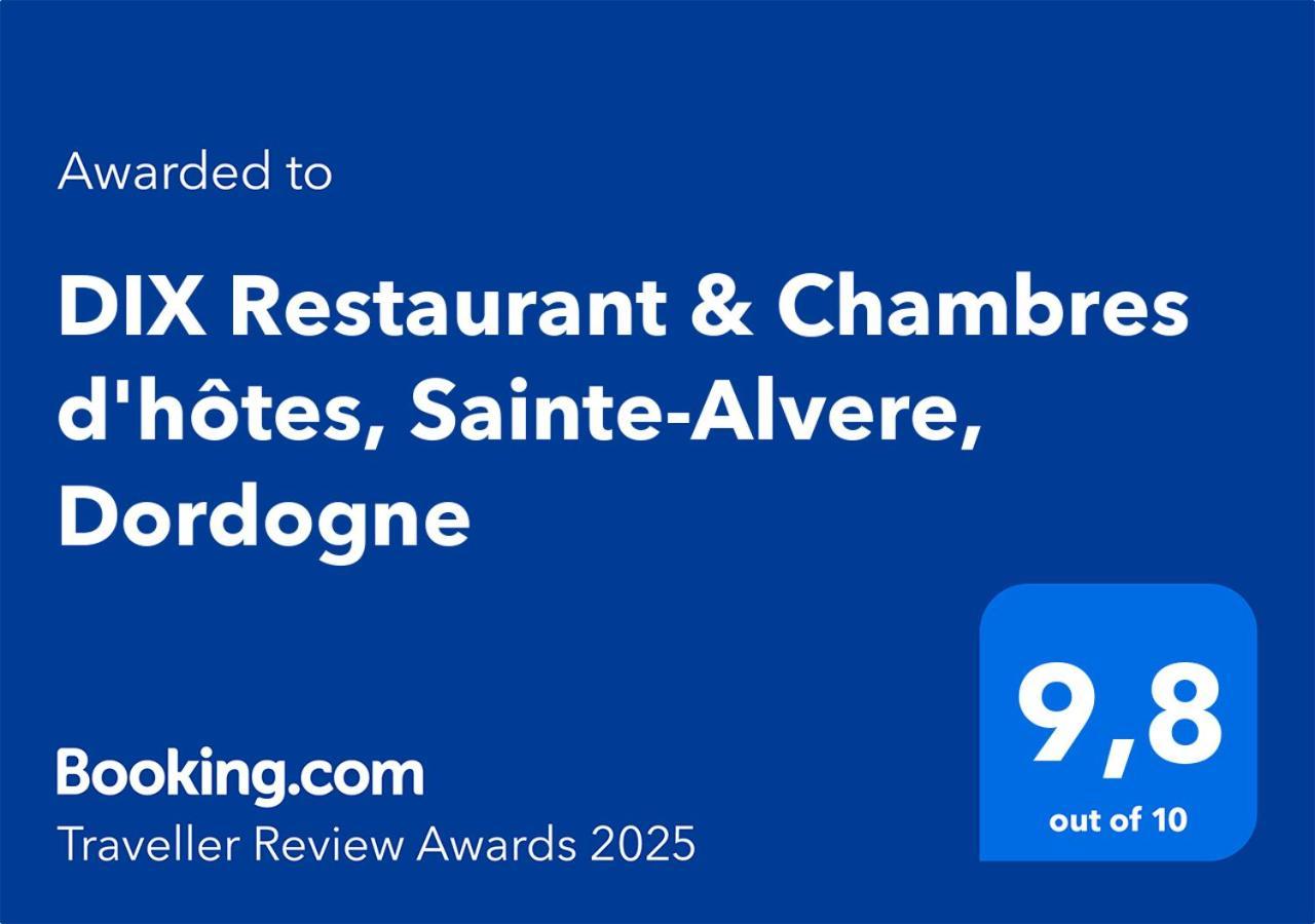 Dix Restaurant & Chambres D'Hotes, Sainte-Alvere, Dordogne Ngoại thất bức ảnh